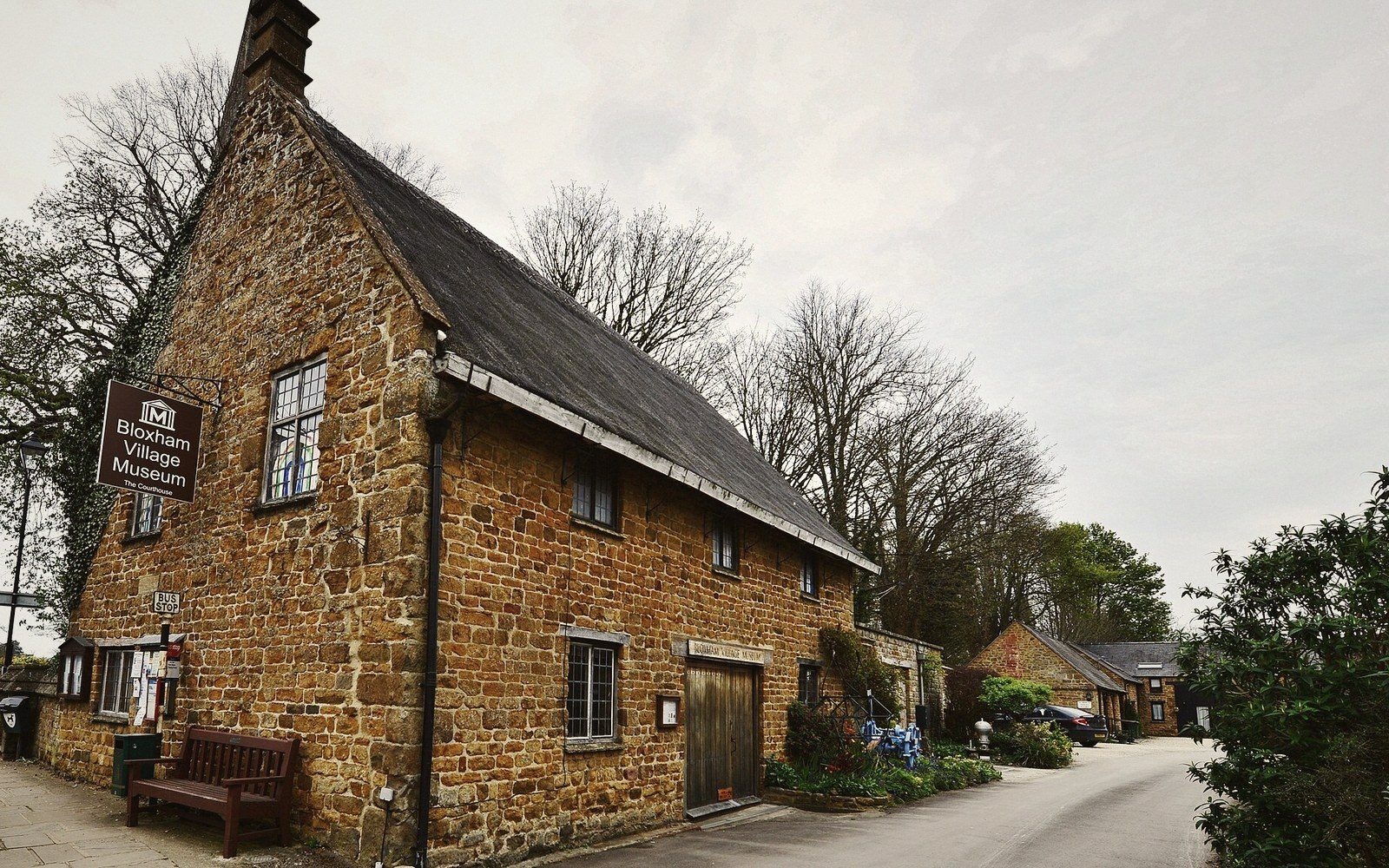 Bloxham Village Museum housed in an old stone building with a slate roof